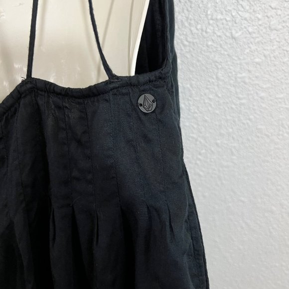 Volcom black strap Jumper wide‎ leg adjustable sleeveless  Size: XS - Picture 9 of 9